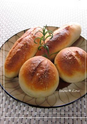 手捏ね２分！あっさりパン生地で焼くパン-レシピのメイン写真