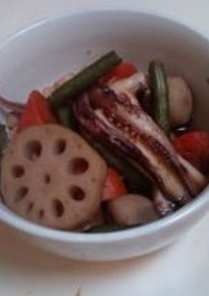 いかと和風野菜の煮物-レシピのメイン写真