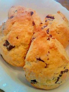 ホットケーキミックスでチョコスコーン♪-レシピのメイン写真