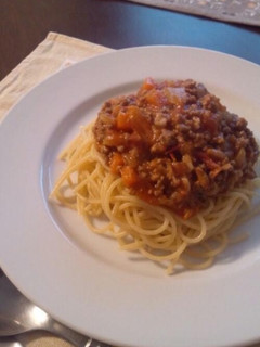 トマトを5個使ってミートソーススパゲティ-レシピのメイン写真