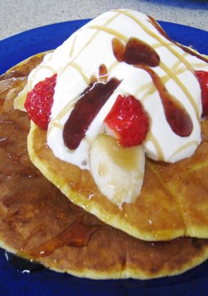 bills風　ふわっととろけるパンケーキ-レシピのメイン写真