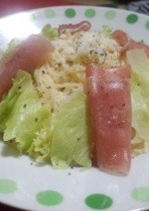 さっぱりサラダ風塩麹パスタ-レシピのメイン写真