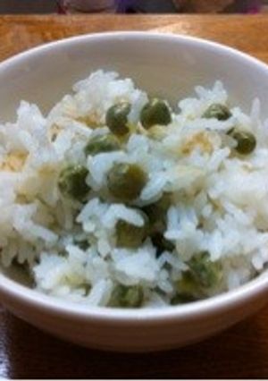豆とお塩だけ！塩加減抜群☆豆ごはん-レシピのメイン写真