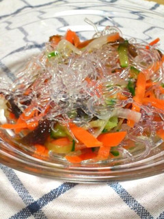プチプチ海藻麺♪もずくのサラダ-レシピのメイン写真