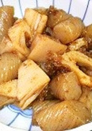 こんにゃくとレンコンの土佐煮-レシピのメイン写真
