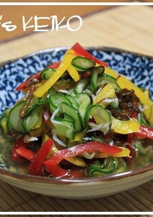【農家のレシピ】彩り野菜の酢の物-レシピのメイン写真