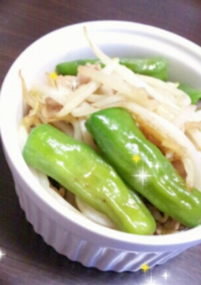 ししとうともやしの豚肉オイスター炒め☆-レシピのメイン写真