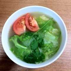 パクチー好きの塩ラーメン-レシピのメイン写真