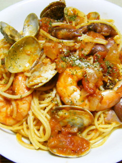 豪華パスタ☆春の魚介のペスカトーレ-レシピのメイン写真