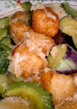こて&さっぱりブタナスゴーヤのおろし炊き-レシピのメイン写真