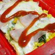♦満腹朝食!レンジで即席★具沢山キッシュ