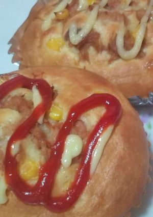 ホットケーキミックスで☆お惣菜パン-レシピのメイン写真