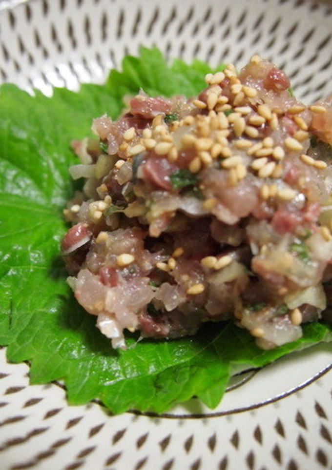 鰯のなめろうとさんが焼き-レシピのメイン写真