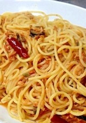 プッタネスカスパゲティ-レシピのメイン写真