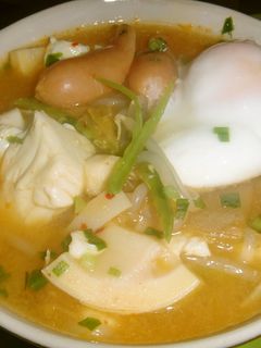 冷蔵庫にあるもので☆キムチ味噌スープ☆-レシピのメイン写真