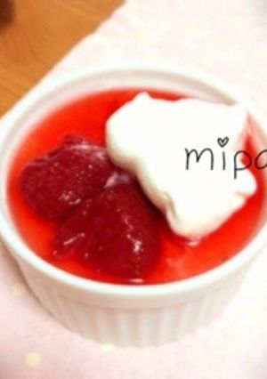 とろとろ簡単パンナコッタ-レシピのメイン写真