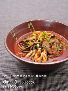 韓国料理ー簡単ユッケジャンスープ-レシピのメイン写真
