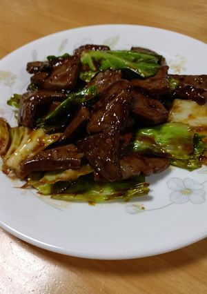 レバキャベ炒め-レシピのメイン写真