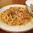 イタリア仕込みオリーブとトマトのパスタ