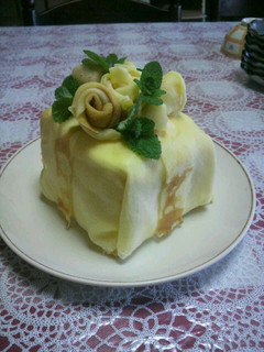 プレゼントに♪クレープケーキ-レシピのメイン写真