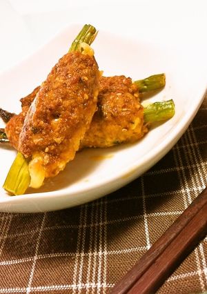 豆腐でヘルシー♪アスパラのチーズつくね-レシピのメイン写真