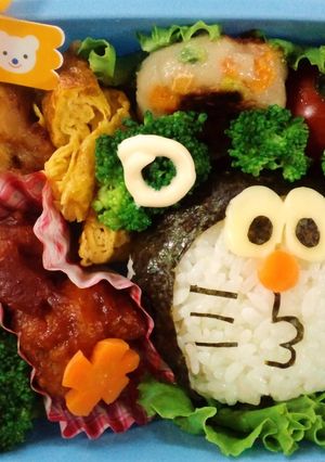 簡単♡ドラえもんおにぎり♪キャラ弁当-レシピのメイン写真