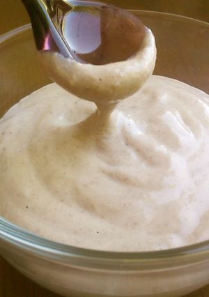 胡桃・餡・豆乳のソース-レシピのメイン写真