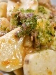 長芋と豚肉の味噌炒め-レシピのメイン写真