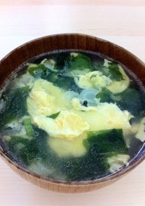 ☆簡単にサッと作れる☆卵わかめスープ☆-レシピのメイン写真