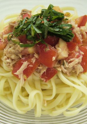 トマトのせ冷し沖縄そば-レシピのメイン写真