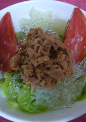 ぷち！ぷち！海藻麺のサラダ-レシピのメイン写真