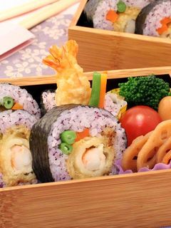 海老天の彩り巻き寿司-レシピのメイン写真