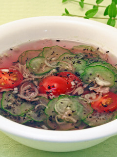 夏野菜の冷製スープ-レシピのメイン写真