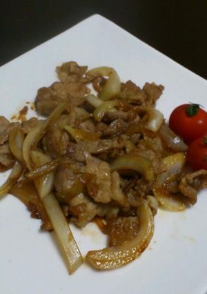 ●冷凍食品~豚のしょうが焼き~-レシピのメイン写真