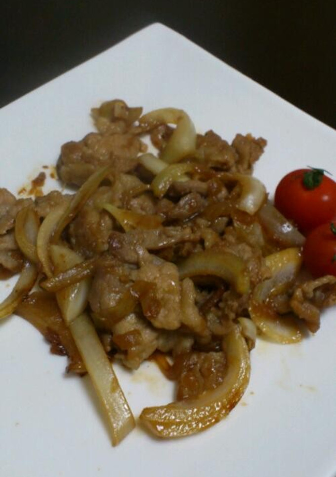 ●冷凍食品～豚のしょうが焼き～-レシピのメイン写真