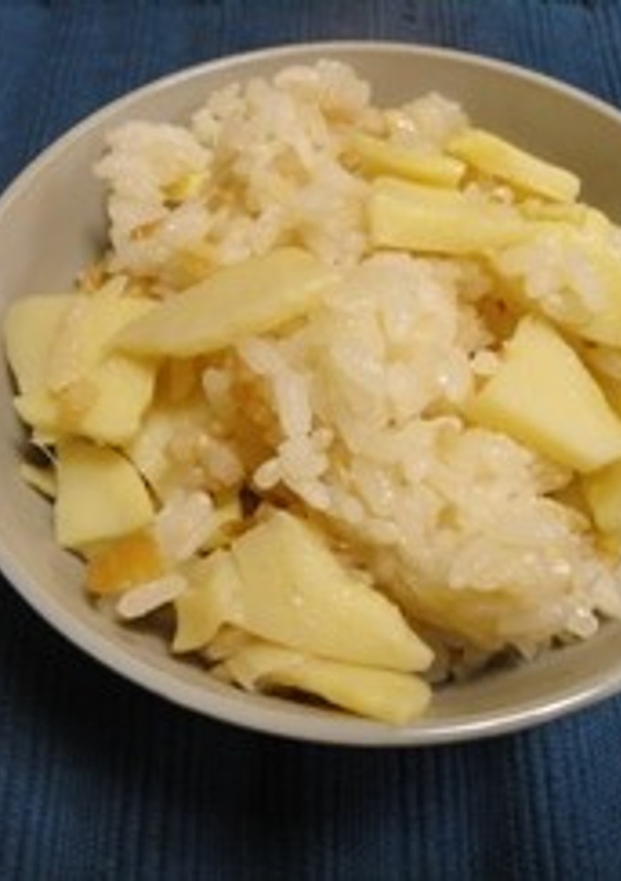 白だしの筍ごはん-レシピのメイン写真