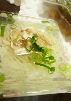 塩鶏のつけダレそうめん-レシピのメイン写真