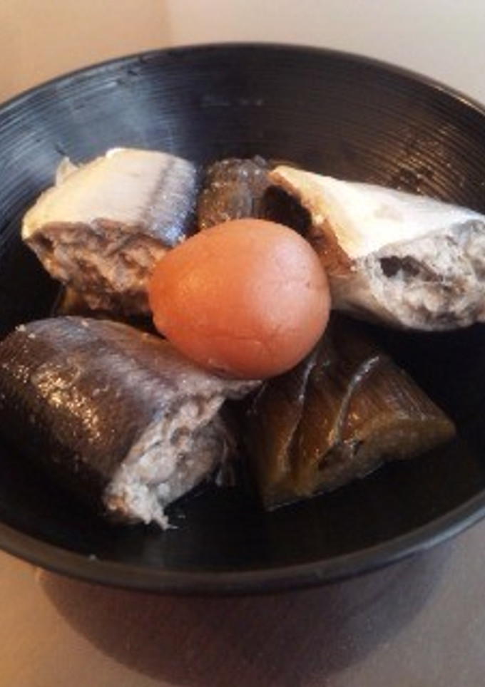 秋刀魚と茄子の梅煮-レシピのメイン写真