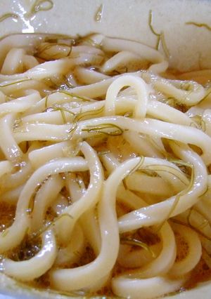 がごめ昆布の釜玉うどん-レシピのメイン写真