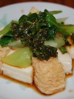 青梗菜と厚揚げのさっぱりあえ-レシピのメイン写真