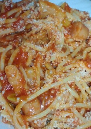 トマト缶で簡単☆トマトソースのパスタ-レシピのメイン写真