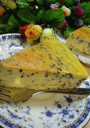 黒ゴマのニューヨークチーズケーキ-レシピのメイン写真