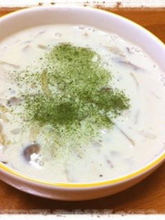 お腹すっきり☆ごぼうときのこの豆乳スープ-レシピのメイン写真
