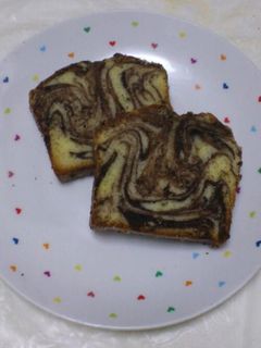 ココアマーブルケーキ-レシピのメイン写真