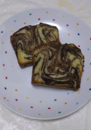 ココアマーブルケーキ-レシピのメイン写真