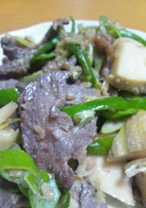 醤油麹で牛肉と筍のウマウマ炒め-レシピのメイン写真