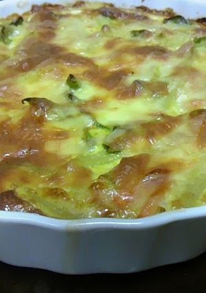 ヘルシー♪常備野菜で簡単和風キッシュ☆-レシピのメイン写真