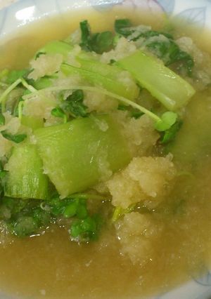 青梗菜のおろし煮-レシピのメイン写真