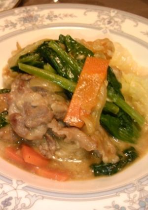 かなるンちの塩麹豚肉春キャベツのカレー煮-レシピのメイン写真
