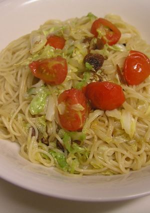 春キャベツとアンチョビのオイルパスタ-レシピのメイン写真